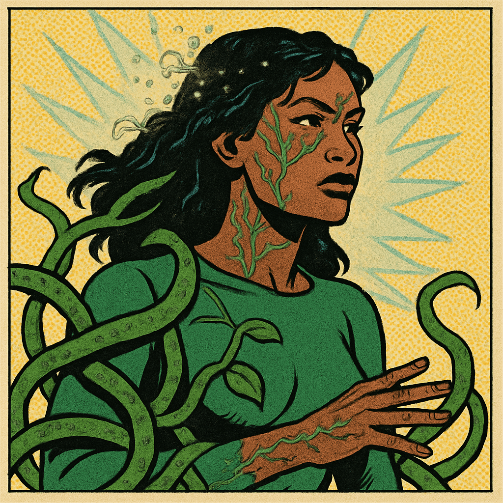 Portrait of Radix, a Novice Human (Mutant)