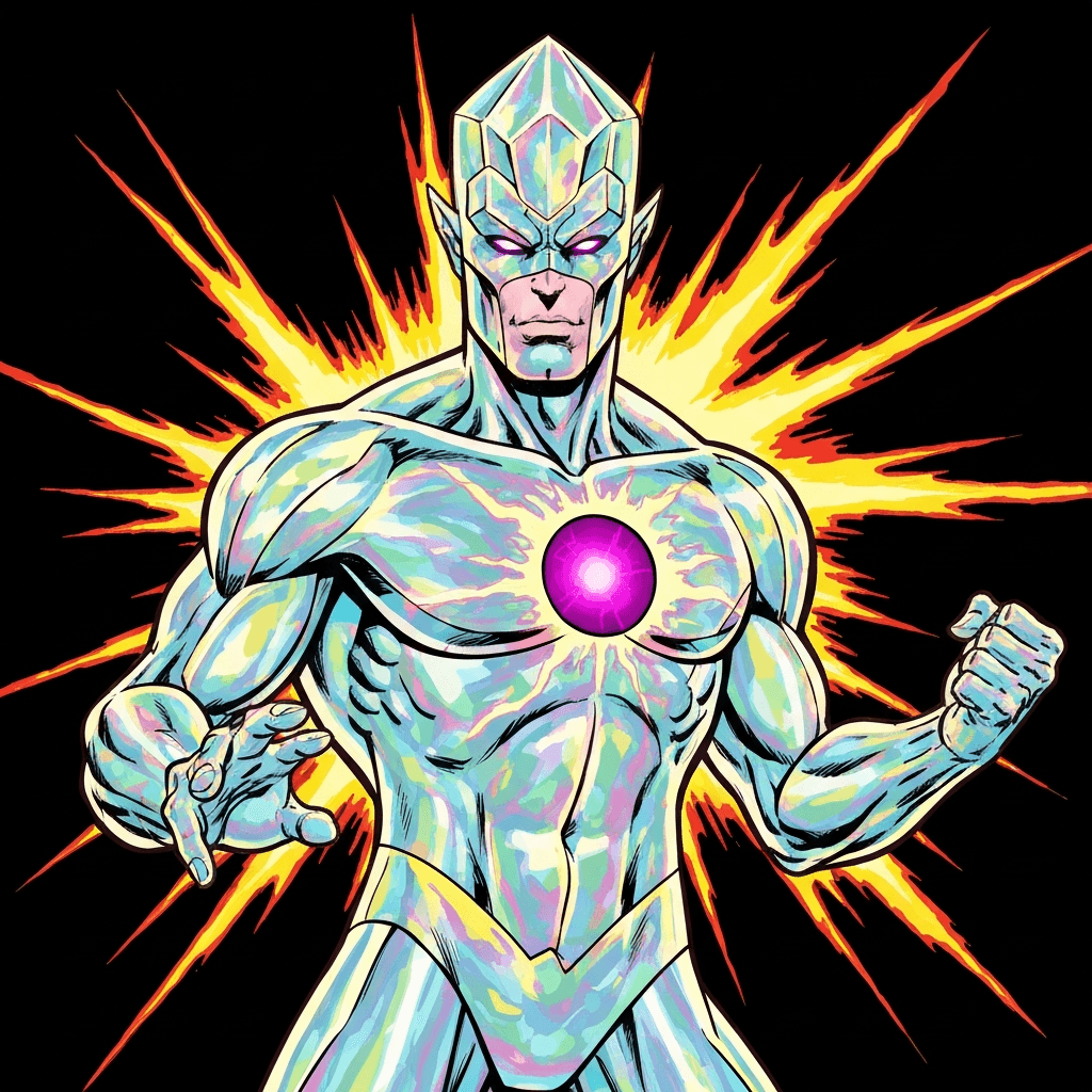 Portrait of Sol'Khar, a Seasoned Crystalline Entity