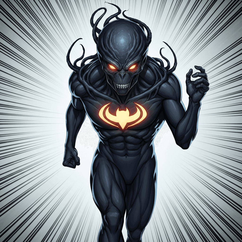 Portrait of The Memory Eater, a Legendary Alien